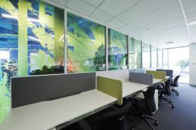 办公室室内隔断装修效果图片欣赏