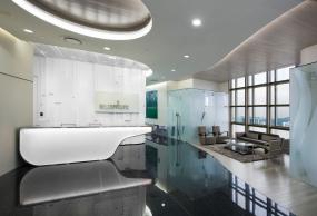 办公室室内隔断装修效果图片大全