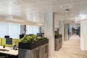 广告公司办公室室内装饰设计效果图2018图片