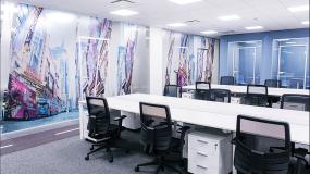 服装公司办公室装修设计效果图