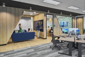 服装公司办公室最新室内装修设计图大全