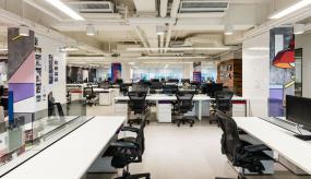 服装公司办公室装修实物图片