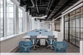 工业风格办公室办公室装修实物图片