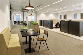 最新工业风格办公室室内装修与设计效果图片