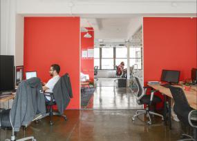 员工办公区室内设计装修效果图2018图片