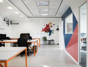 员工办公区室内装修设计效果图