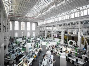 员工办公区装修高清图片大全