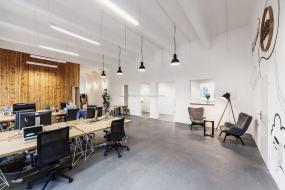 简单办公室室内设计装修效果图2018图片