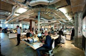 简单办公室设计室内装修实景图片