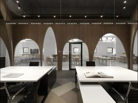 高档办公室最新室内装修实景图