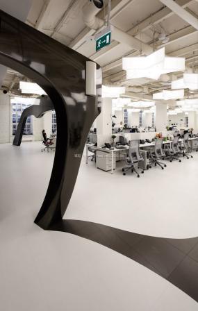 大气办公室室内装饰设计效果图