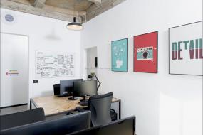 创意办公室室内装饰装修设计效果图