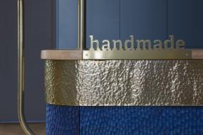 简约办公室前台装修图片