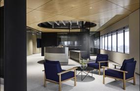 现代办公室前台设计装潢图片