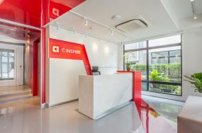 最新贸易公司前台效果图