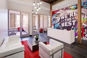 游戏公司前台装饰设计图片大全