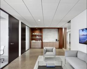 科技公司前台装饰设计效果图大全