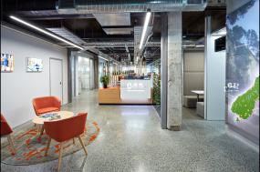 广告公司前台装潢图片