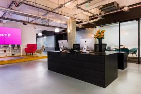 IT公司前台装饰设计图片大全