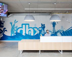 广告公司前台装修设计效果图片库