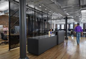 高档广告公司前台装修图片大全