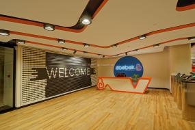 互联网公司前台装修设计效果图大全