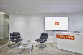 广告公司前台装修设计效果图