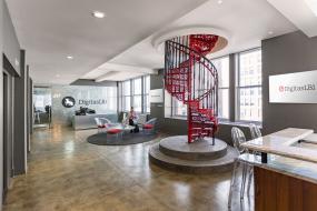 广告公司前台装潢设计图片