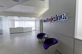 最新广告公司前台设计装饰效果图