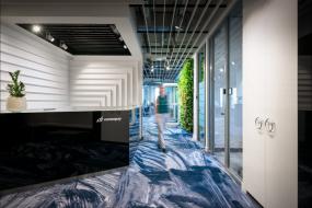 互联网公司前台装修设计效果图片库