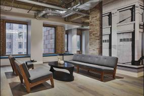 最新培训教育公司前台装修设计图片