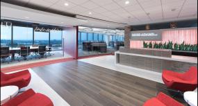 工业公司前台装修设计图片