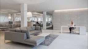 工业公司前台装修高清图片大全