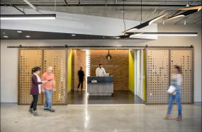 机械公司前台装潢图片