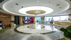 高档金融公司前台装修图片大全