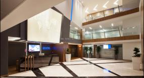 玩具公司前台装饰设计效果图大全