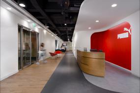 最新生物科技公司前台装修设计效果图