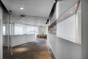 生物科技公司前台装修效果图