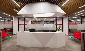 玩具公司前台装修效果图片