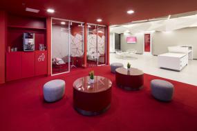 玩具公司前台装潢效果图