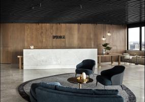 律师事务所公司前台设计与装修效果图大全