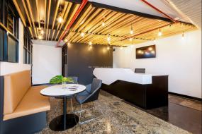 传媒文化公司前台室装修效果图大全