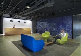 律师事务所公司前台装潢设计图