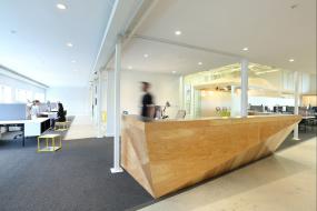 律师事务所公司前台装修设计效果图片库