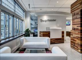 电影公司前台装修效果图