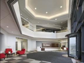 体育运动公司前台设计与装修效果图