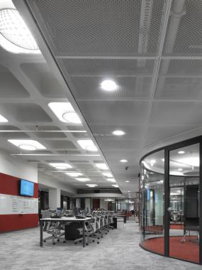 传媒文化公司玻璃隔断设计与装修效果图大全