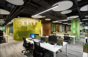 互联网公司吊顶设计装饰效果图