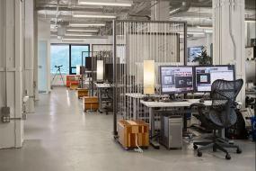 2018年游戏公司吊顶装修效果图