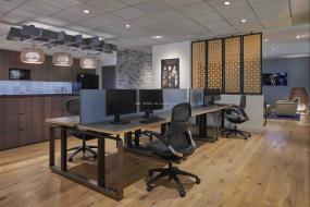 互联网公司吊顶装修实景图片